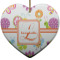 Design Your Own Heart Ceramic Ornament