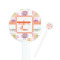 Leopard Print Round Plastic Stir Sticks (Personalized)