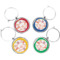 Design Your Own Wine Charms - Set of 4