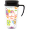 Leopard Print Acrylic Travel Mug with Handle (Personalized)