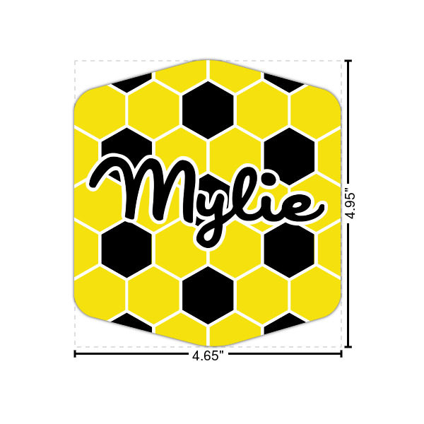 Custom Honeycomb Laptop Decal (Personalized)