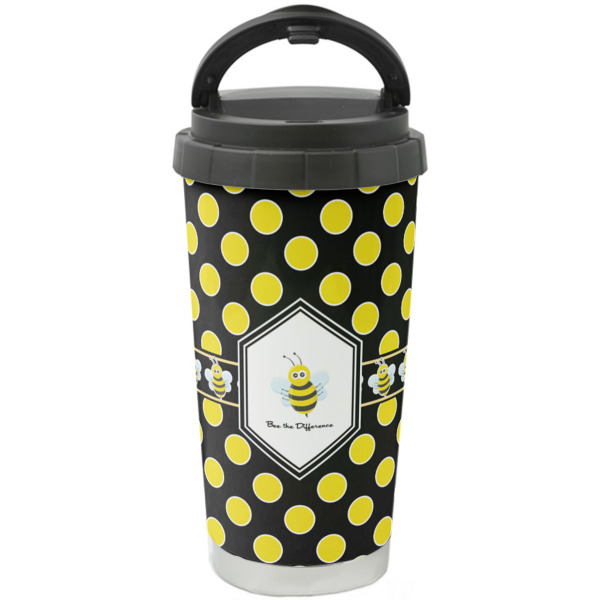 Custom Honeycomb Stainless Steel Coffee Tumbler (Personalized)