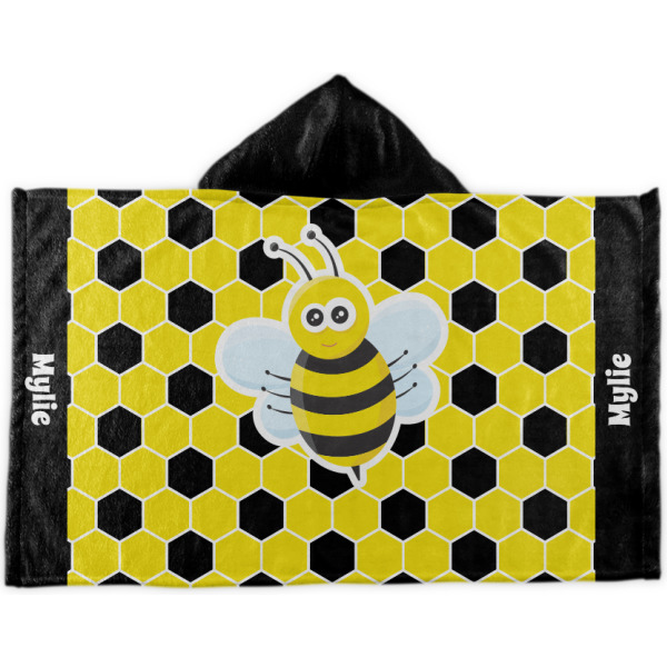Custom Honeycomb Kids Hooded Towel (Personalized)