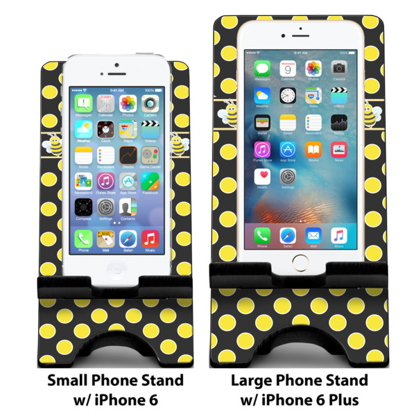 Custom Design - Compare Phone Stand Sizes - with iPhones