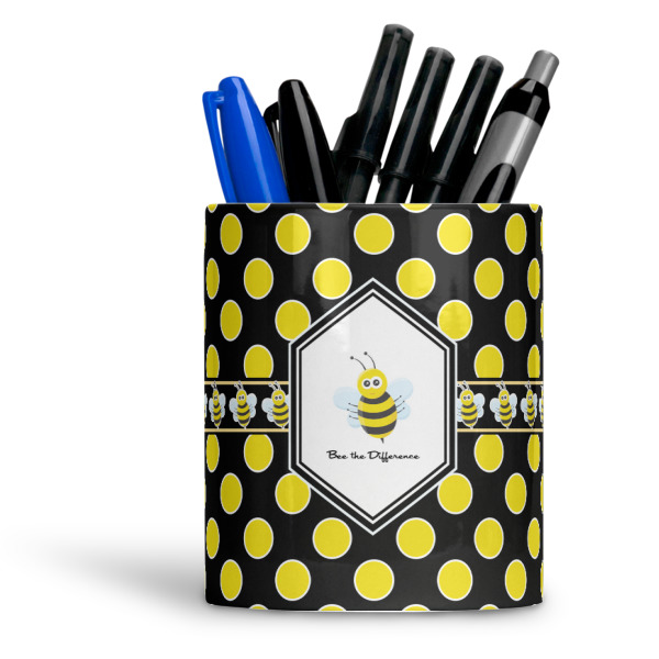 Custom Honeycomb Ceramic Pen Holder