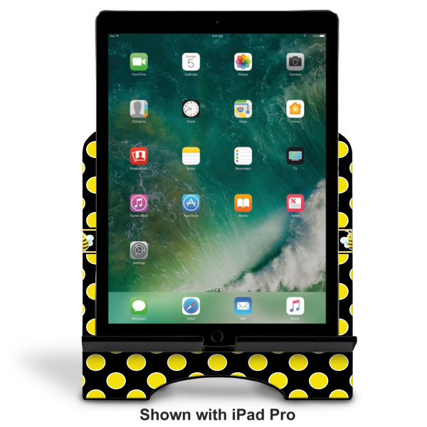 Custom Design - Stylized Tablet Stand - Front with ipad