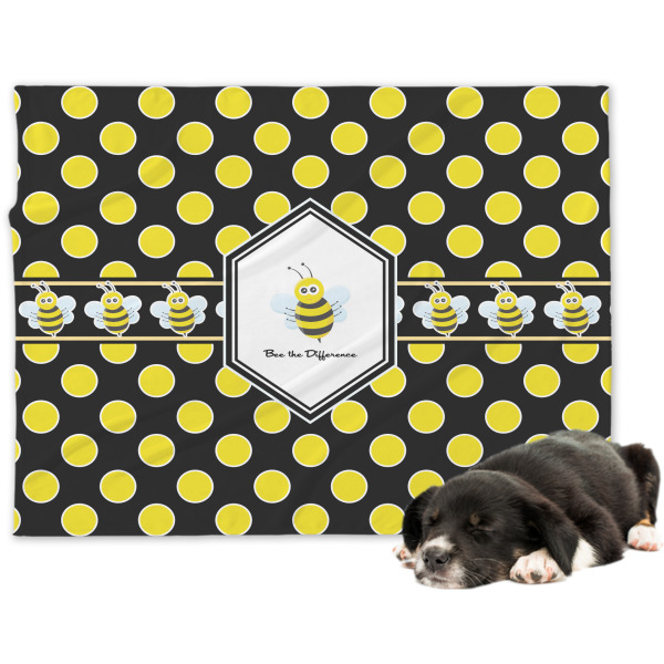 Custom Honeycomb Dog Blanket - Large (Personalized)