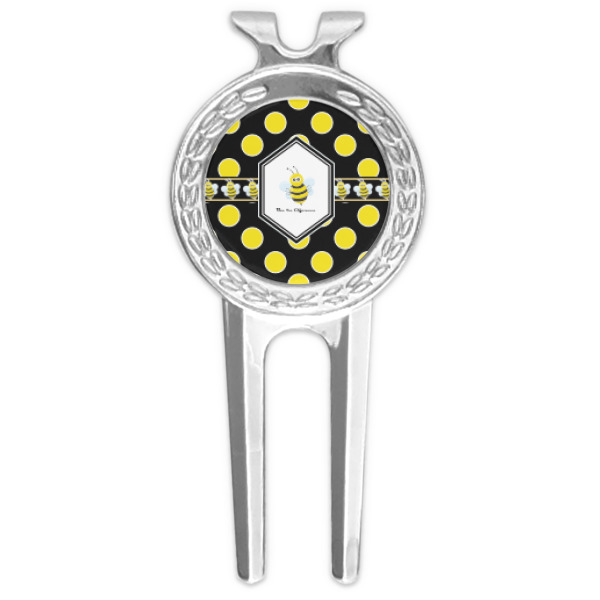 Custom Honeycomb Golf Divot Tool & Ball Marker (Personalized)