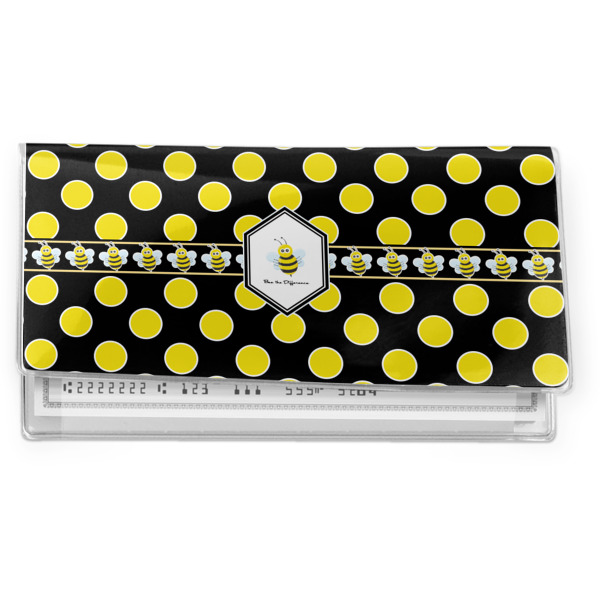 Custom Honeycomb Vinyl Checkbook Cover (Personalized)