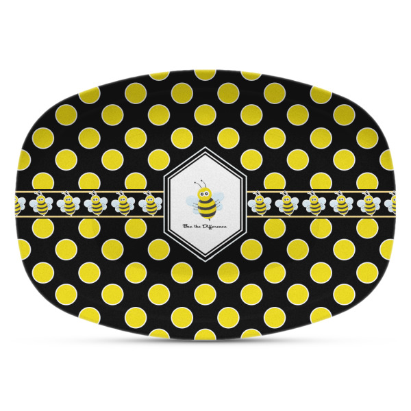 Custom Honeycomb Plastic Platter - Microwave & Oven Safe Composite Polymer (Personalized)
