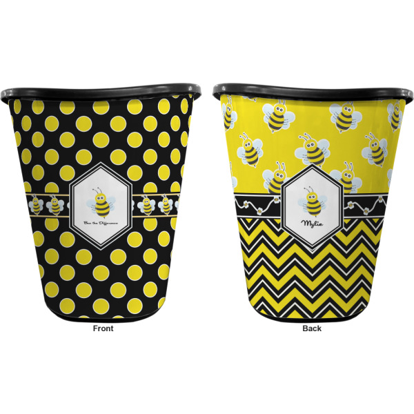 Custom Design - Waste Basket - Black - Double Sided - Approval