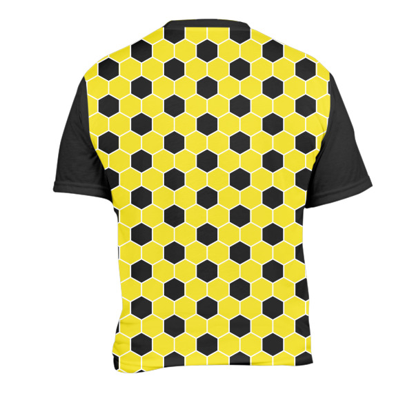 Custom Design - Men's Crew Neck T Shirt Medium - Back