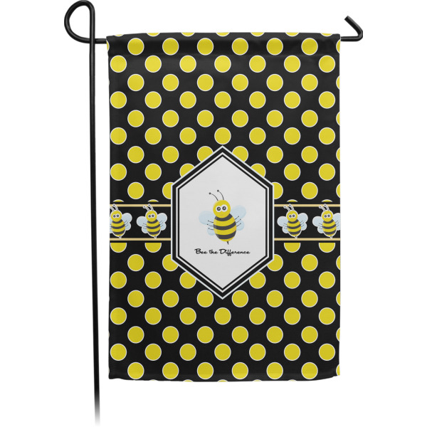 Custom Honeycomb Small Garden Flag - Double Sided w/ Name or Text