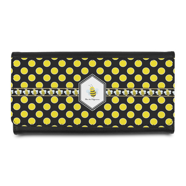 Custom Honeycomb Leatherette Ladies Wallet (Personalized)
