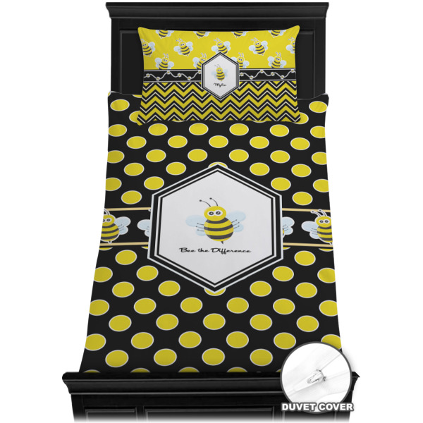 Custom Design - Bedding Set - Twin XL - Duvet - On Bed