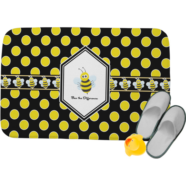 Custom Honeycomb Memory Foam Bath Mat (Personalized)