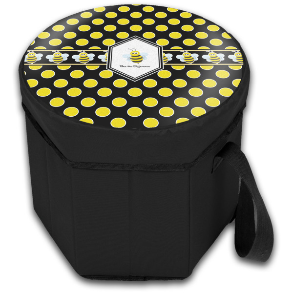 Custom Design - Collapsible Personalized Cooler & Seat (Closed)