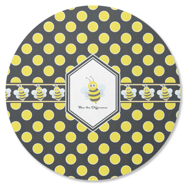 Custom Design - Round Coaster Rubber Back - Single