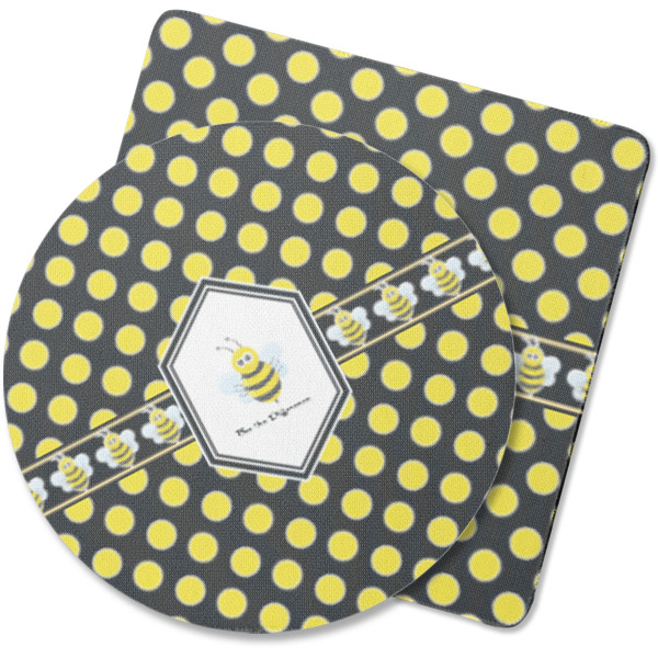 Custom Honeycomb Rubber Backed Coaster (Personalized)