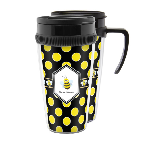 Custom Honeycomb Acrylic Travel Mug (Personalized)