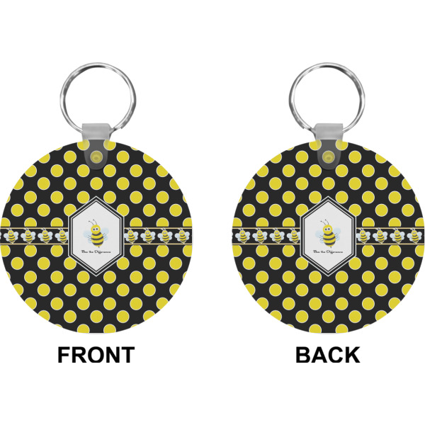 Custom Design - Circle Keychain (Front + Back)