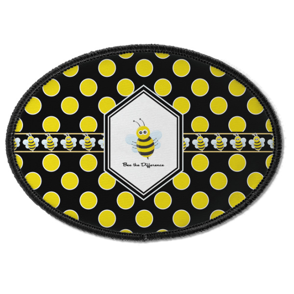 Custom Design - Iron On Patch - Oval - Front