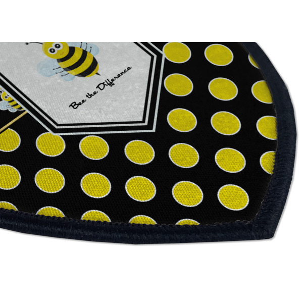 Custom Design - Iron On Patch - Shield - Style B - Closeup