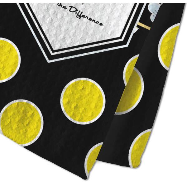 Custom Design - Waffle Weave Towel - Closeup of Material Image