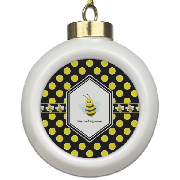 Custom Design Your Own Ceramic Ball Ornament