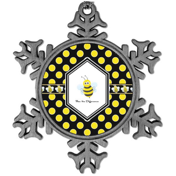 Custom Design Your Own Vintage Snowflake Ornament