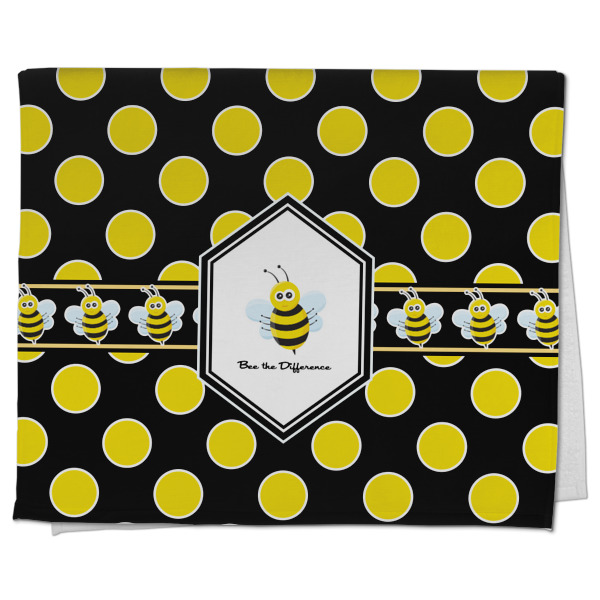 Custom Honeycomb Kitchen Towel - Poly Cotton w/ Name or Text