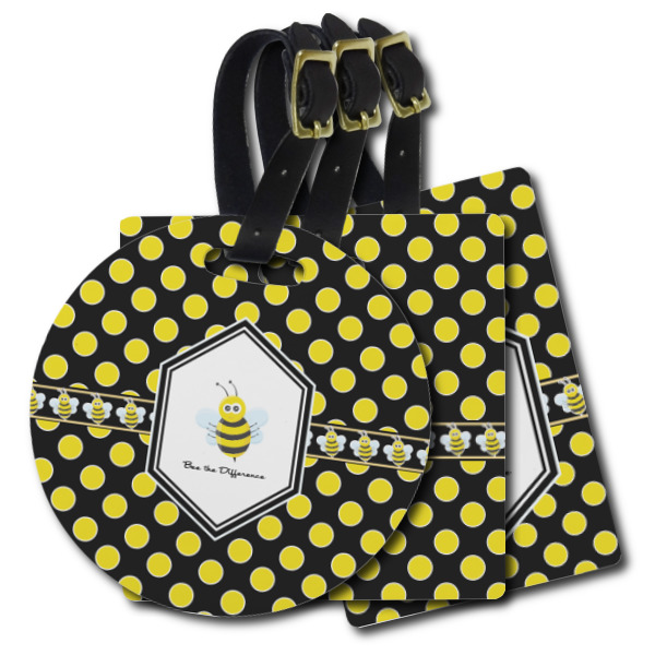 Custom Honeycomb Plastic Luggage Tag (Personalized)