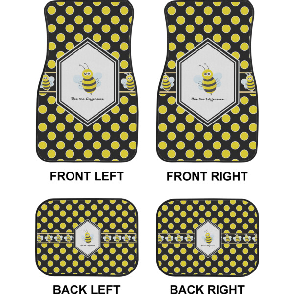 Custom Design - Car Floor Mats Set (2F + 2B)