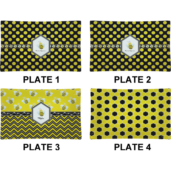 Custom Design - Set of Rectangular Dinner Plates (Approval)