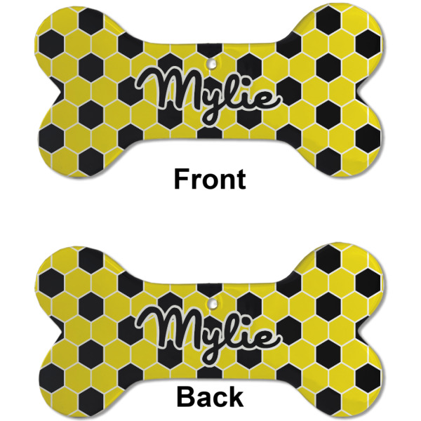 Custom Design - Ceramic Flat Ornament - Bone Front & Back (APPROVAL)