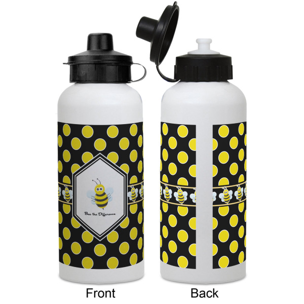 Custom Design - Aluminum Water Bottle - White APPROVAL