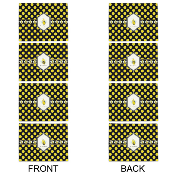 Custom Design - Linen Placemat - Double Sided - Approval - Set of 4