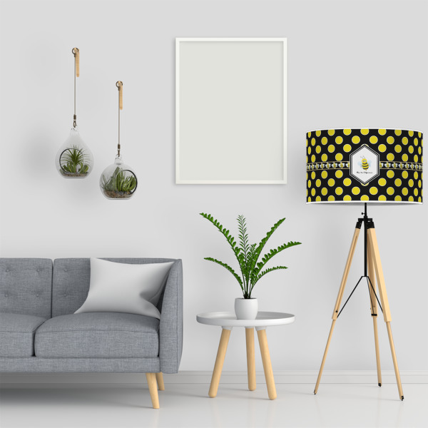 Custom Design - 12" Drum Lampshade - LIFESTYLE