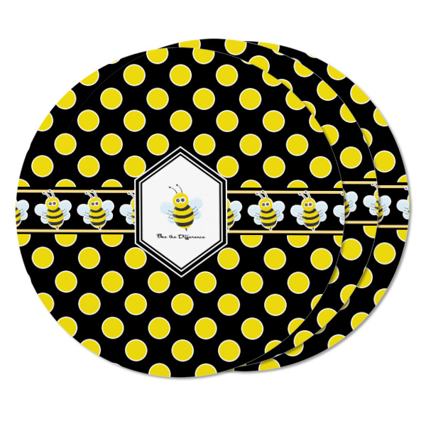 Custom Design - Round Fridge Magnet - THREE