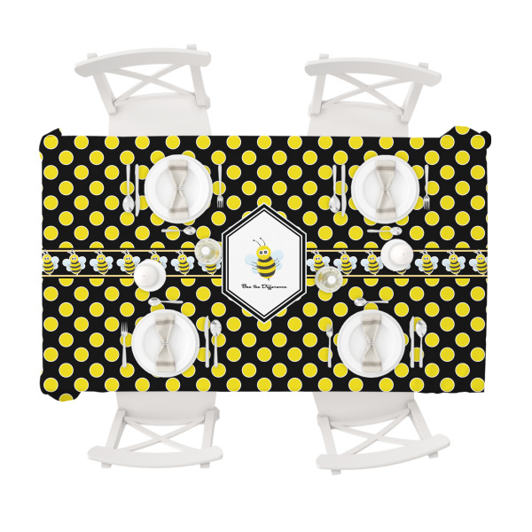 Custom Design - Tablecloths (58"x102") - TOP VIEW (with plates)