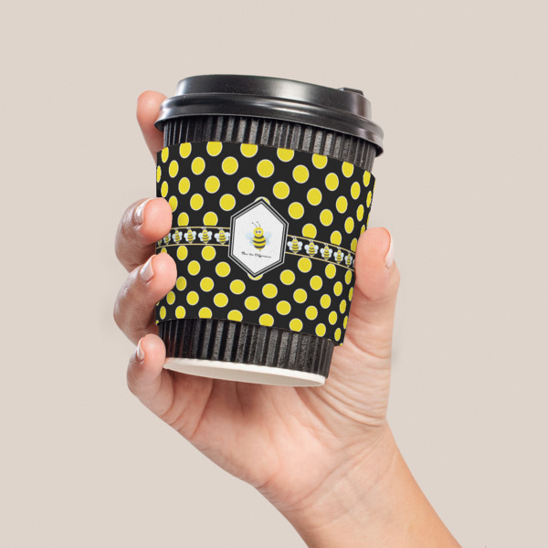 Custom Design - Coffee Cup Sleeve - LIFESTYLE