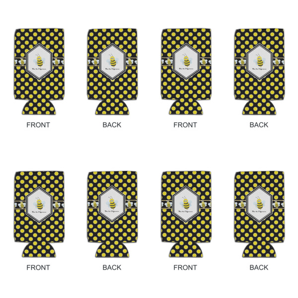 Custom Design - Can Cooler - 16oz - Set of 4 - Front & Back