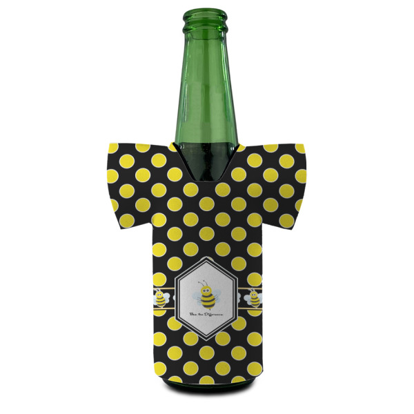 Custom Design - Jersey Bottle Cooler - Set of 4 - FRONT (on bottle)