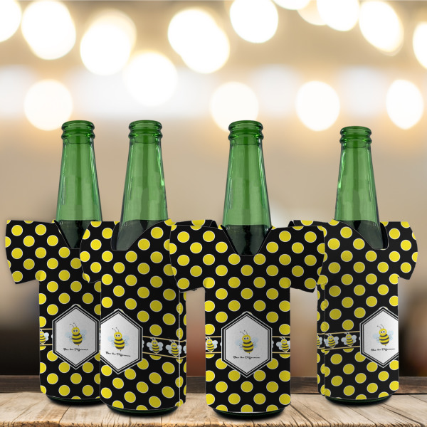 Custom Design - Jersey Bottle Cooler - Set of 4 - LIFESTYLE