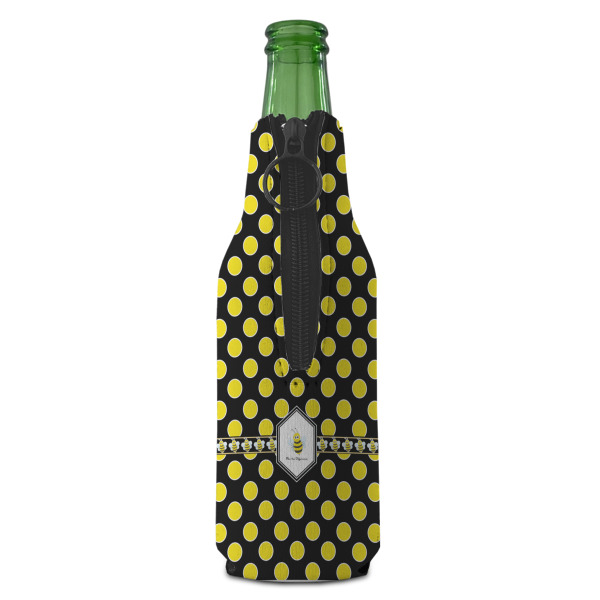 Custom Design - Zipper Bottle Cooler - BACK (bottle)