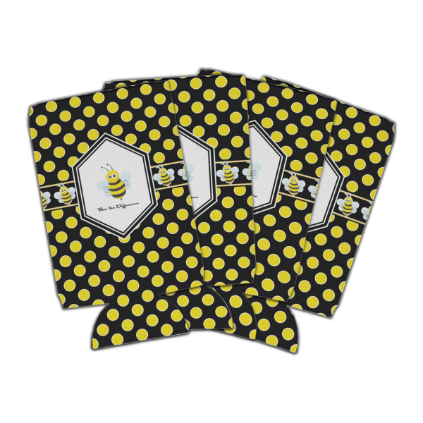 Custom Honeycomb Can Cooler (16 oz) - Set of 4 (Personalized)