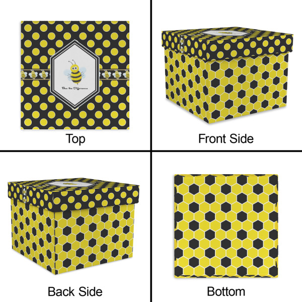 Custom Design - Gift Boxes with Lid - Canvas Wrapped - Small - Approval