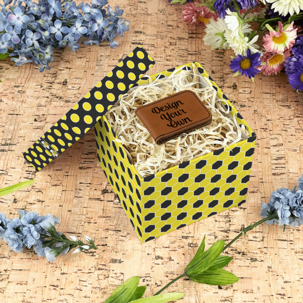 Custom Design - Gift Boxes with Lid - Canvas Wrapped - Small - In Context