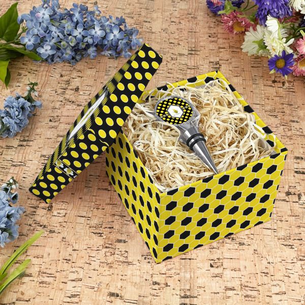 Custom Design - Gift Boxes with Lid - Canvas Wrapped - Medium - In Context