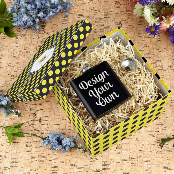 Custom Design - Gift Boxes with Lid - Canvas Wrapped - Large - In Context